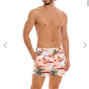 Agua Bendita Luau Mens trunks Size 36